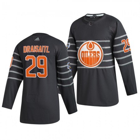 Edmonton Oilers Leon Draisaitl 29 Grau Adidas 2020 NHL All-Star Trikot Authentic - Herren